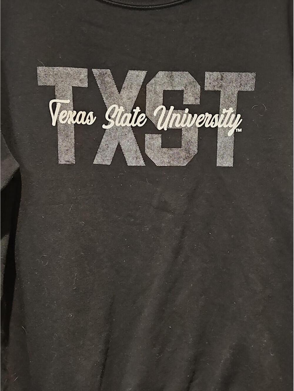 Texas State Bobcats Pullover Cotton Blend Sweatshirt Crewneck Unisex Small - Picture 2 of 5